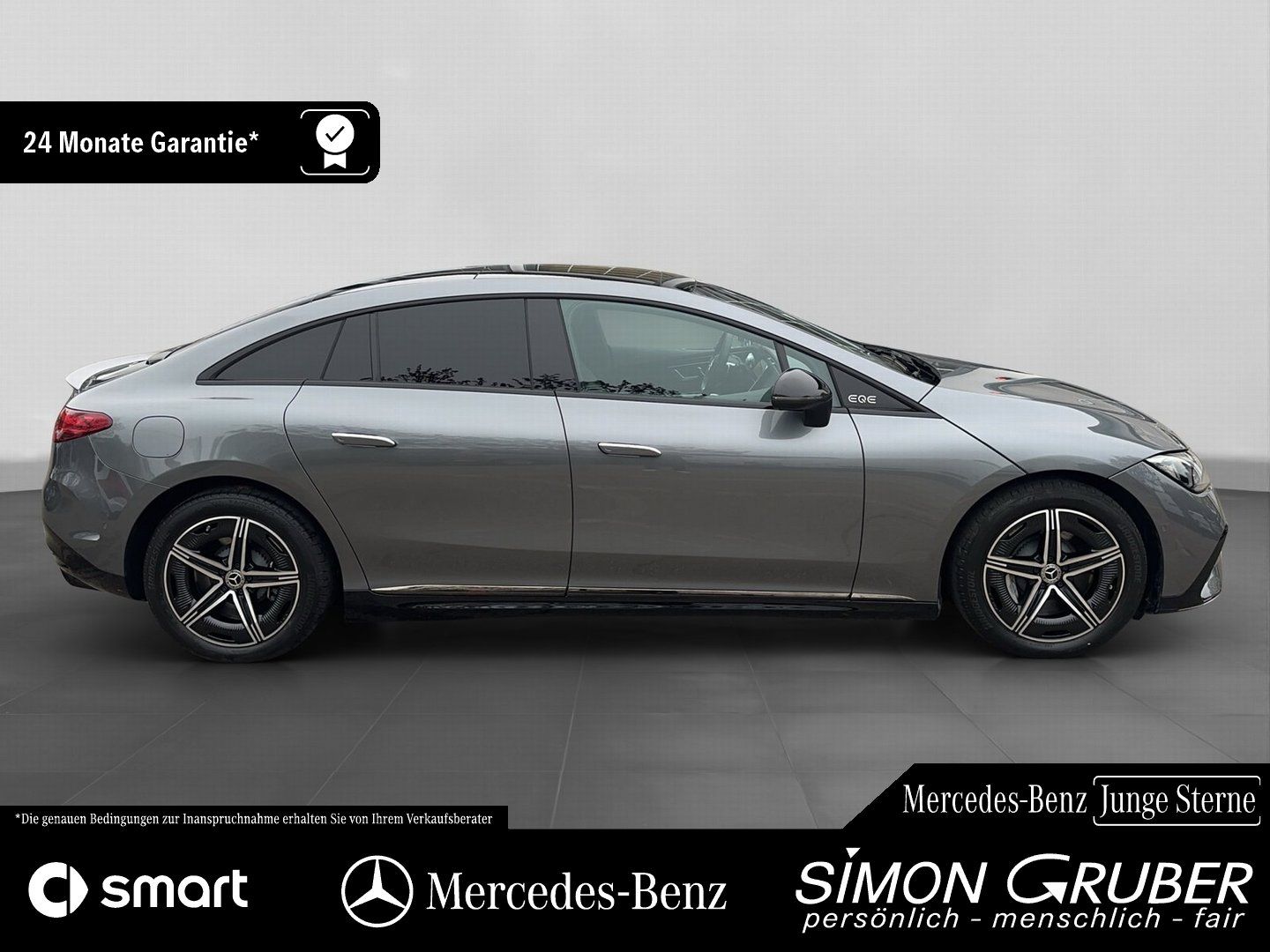 Fahrzeugabbildung Mercedes-Benz EQE 350 4M AMG Int/Ext Pano WP Distronic Md2024