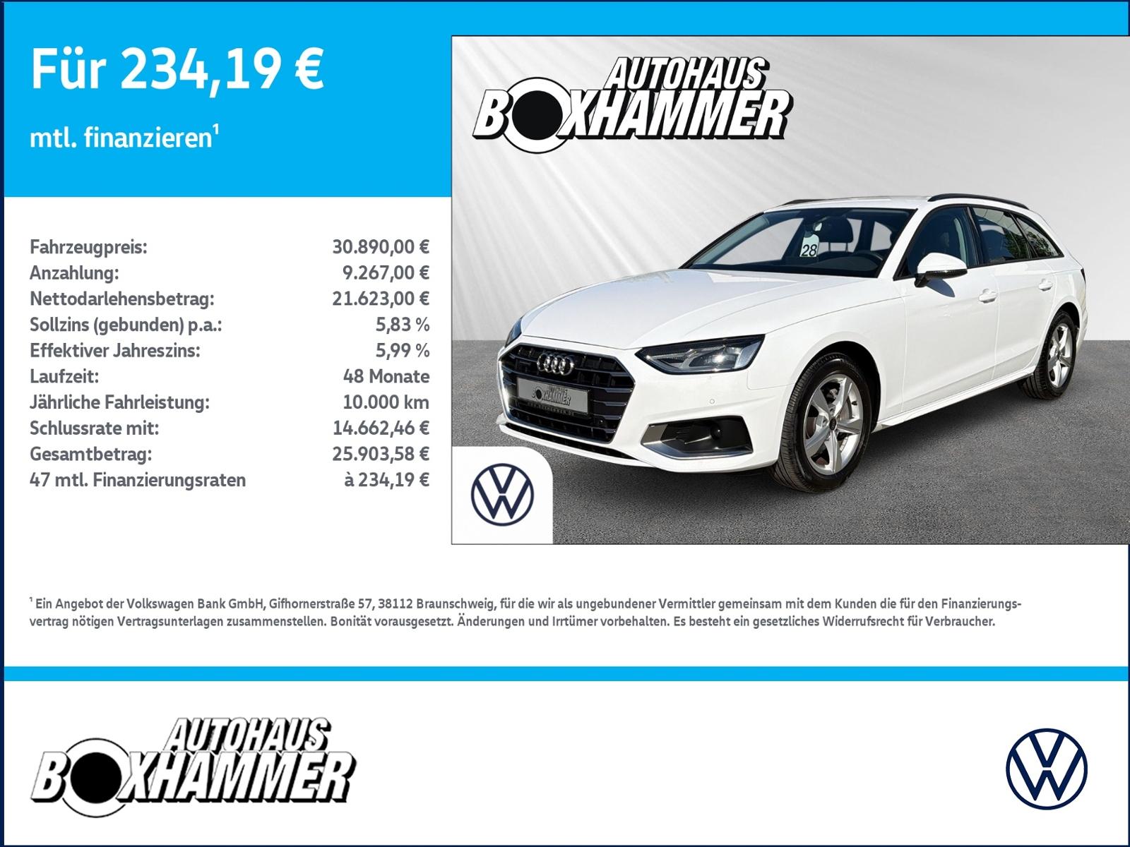 Audi A4 Avant 40 TDI quattro S-Tronic advanced NAVI+A