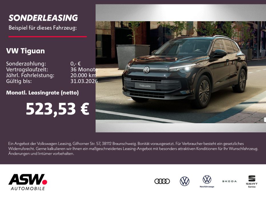 Volkswagen Tiguan ENERGY 1.5 eTSI DSG ACC NAVI LED PDC v/h