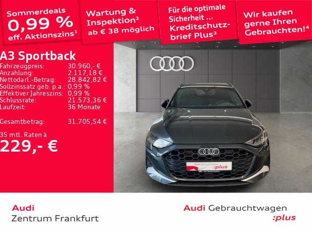 Audi A3 Sportback 30TFSI advanced S tronic KAMERA APP