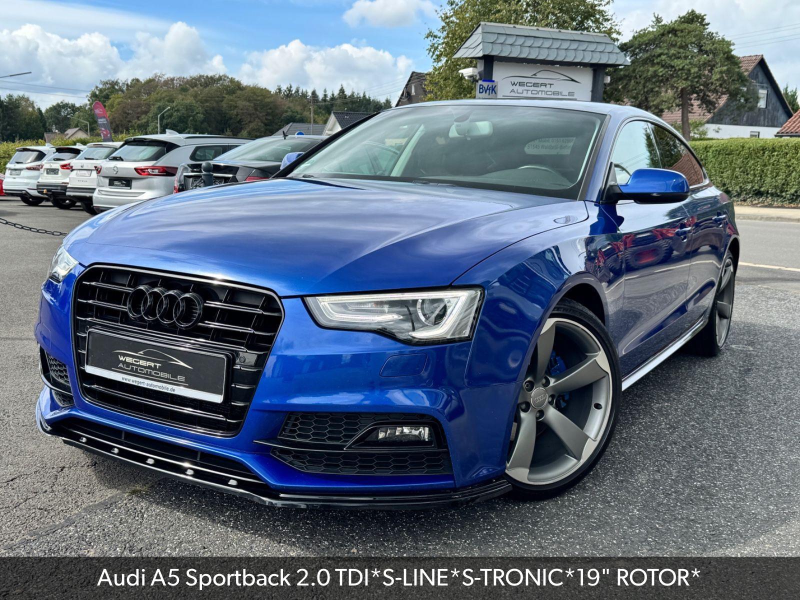 Audi A5 Sportback 2.0 TDI*S-LINE*S-TRONIC*19" ROTOR*