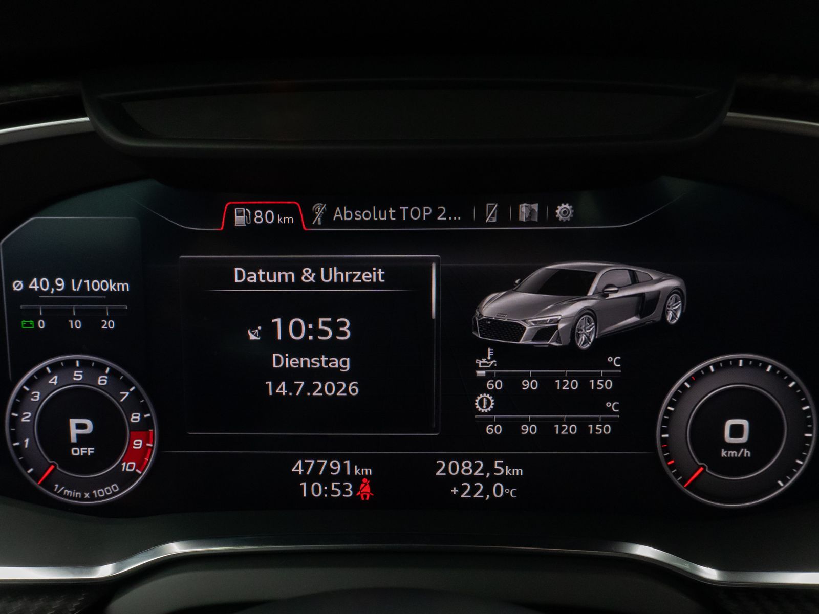 Fahrzeugabbildung Audi R8 Coupe 5.2 FSI quattro B&O ASG V3+ Capristo