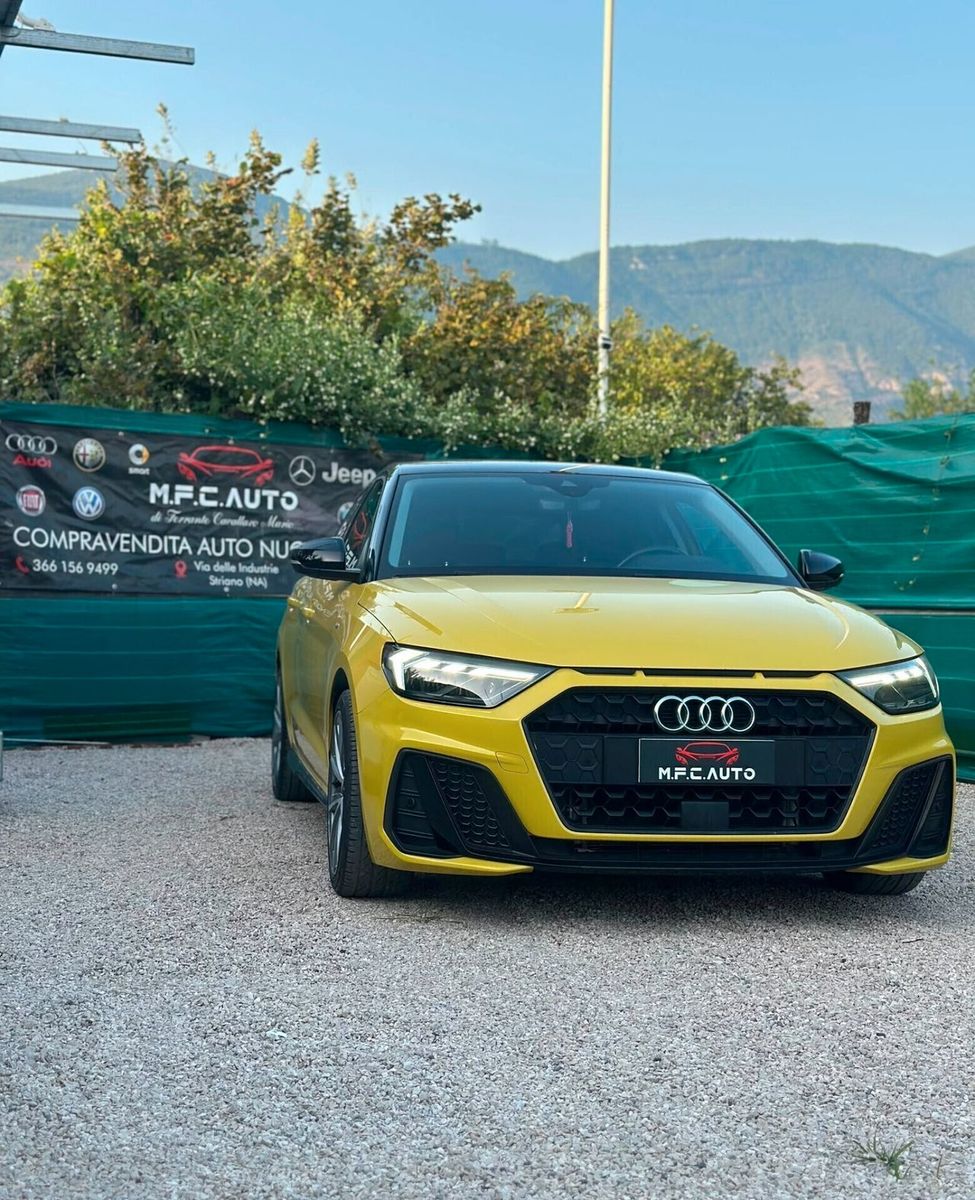 Audi A1 2023 SPB S-line Identity Black GARANZIA 