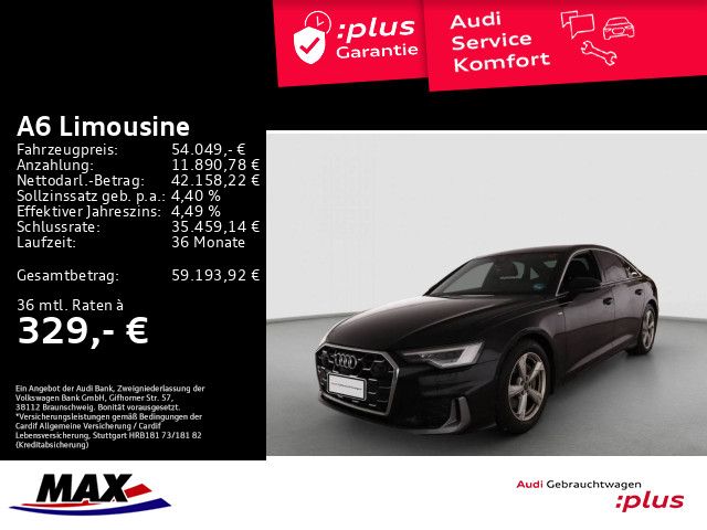 A6 Limousine 50 TDI QUATT S LINE MATRIX+HUD+AHK+