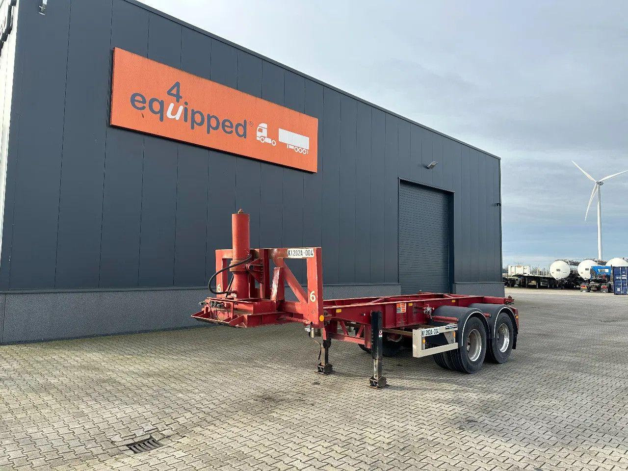 Vanhool 2 AXLE 20FT TIPPING-CHASSIS / TWIN-TIRES / BPW +