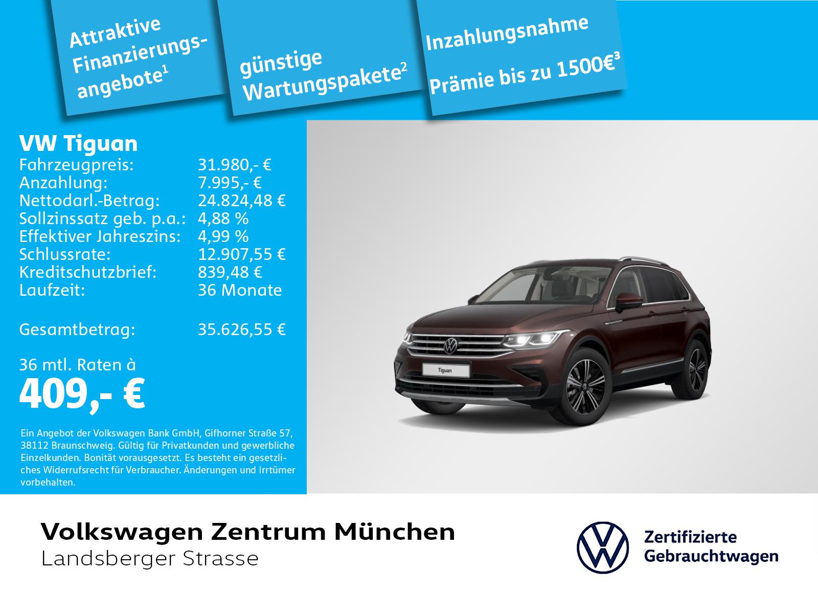 Volkswagen Tiguan 2,0 TSI Elegance 4motion AHK ACC IQ.Light