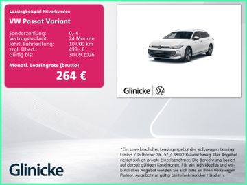 Volkswagen Leasingangebot: Volkswagen Passat Variant 2.0 TDI Business AHK