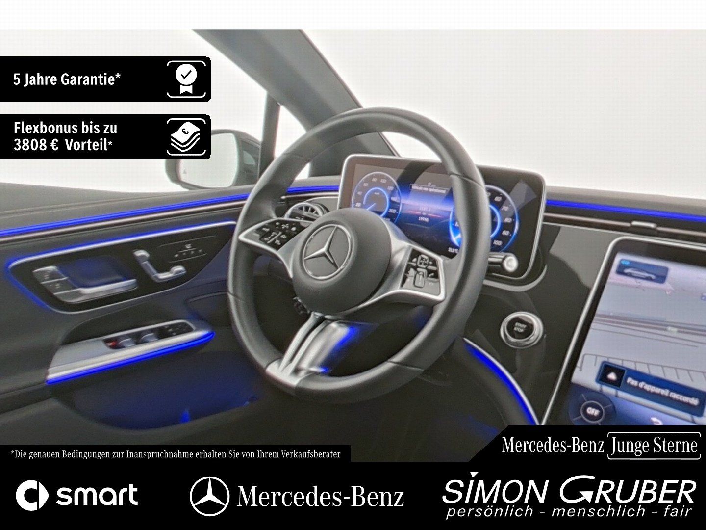 Fahrzeugabbildung Mercedes-Benz EQE 350+ Electric Art Kamera LED Memory Ambi ACC