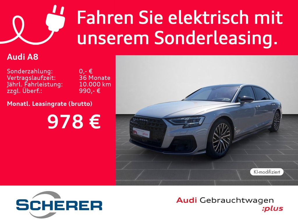 Audi A8 lang 60 TFSIe quattro EXCLUSIVE HUD 360° PANO