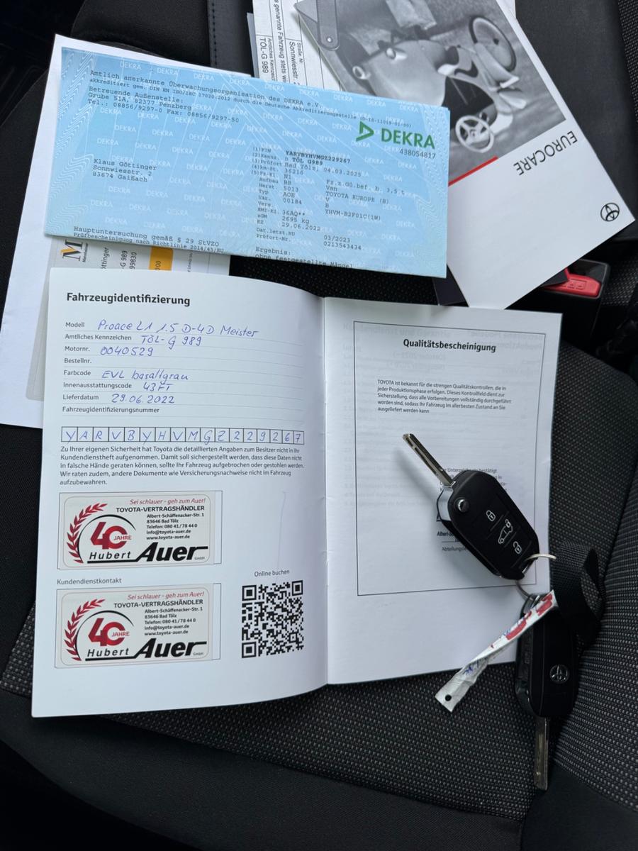 Toyota Proace L1 Kasten Meister
