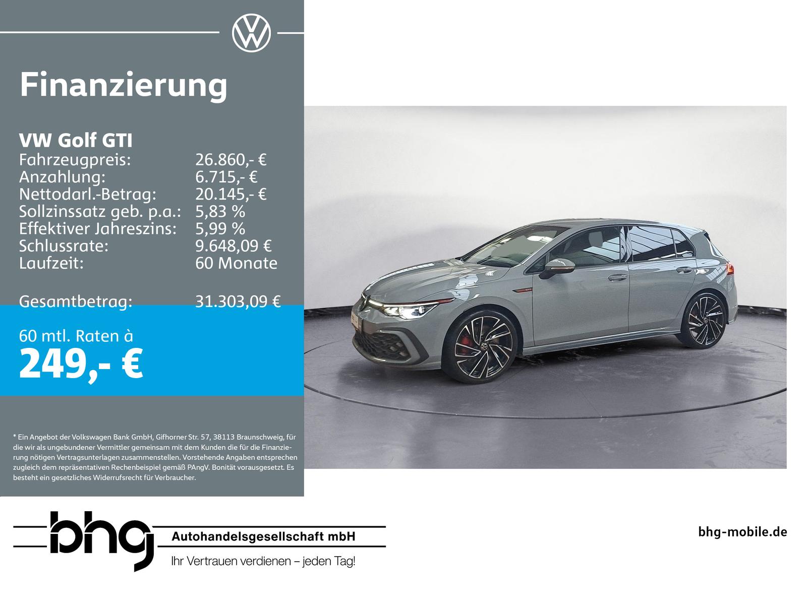 Volkswagen Golf GTI 2.0 TSI *AHK*NAVI*HARMAN-KARDON*