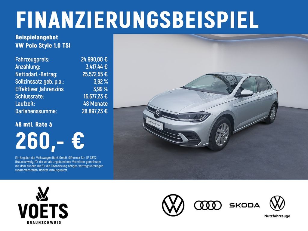 Polo Style 1.0 TSI TRAVELASSIST+KEYLESS+NAVI+AHK