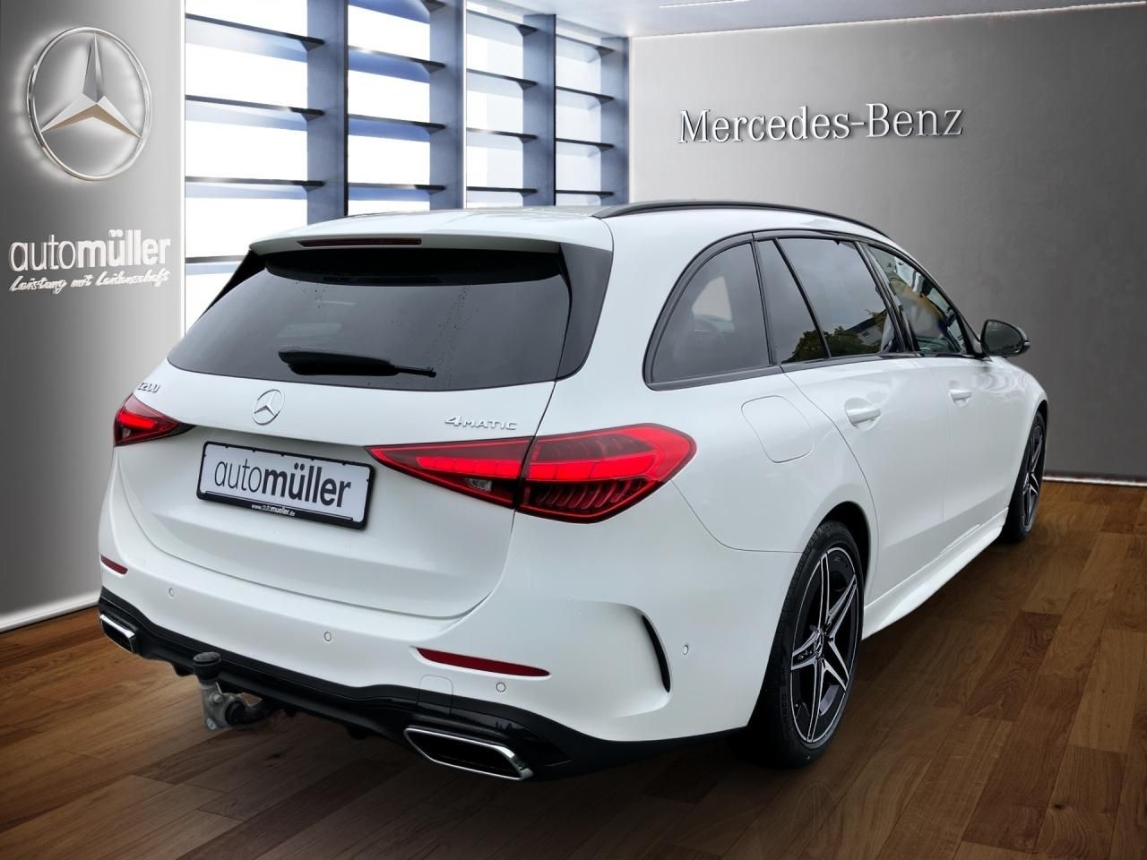 Fahrzeugabbildung Mercedes-Benz C 200 4M T AMG AHK+Night+Totw+Ambi+AdvSound+Kam