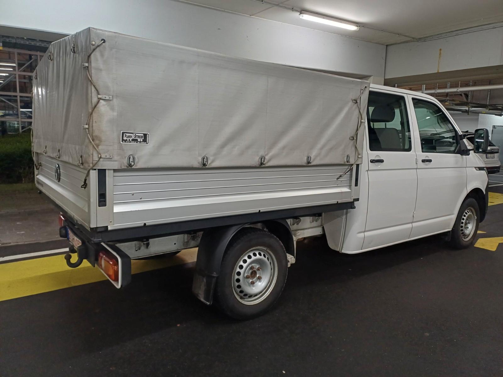Volkswagen T6 Transporter Doka Pritsche, StandHZG*Klima*AHK
