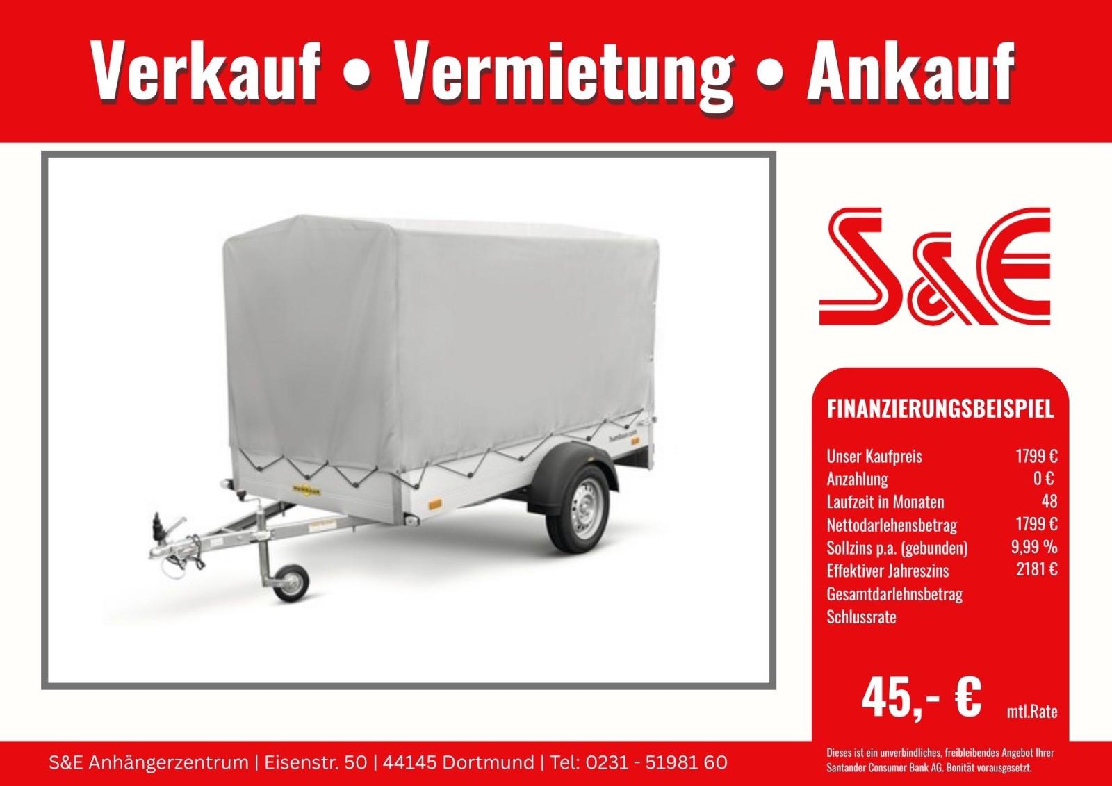 Humbaur PKW Anhänger Startrailer H752513 mit Plane