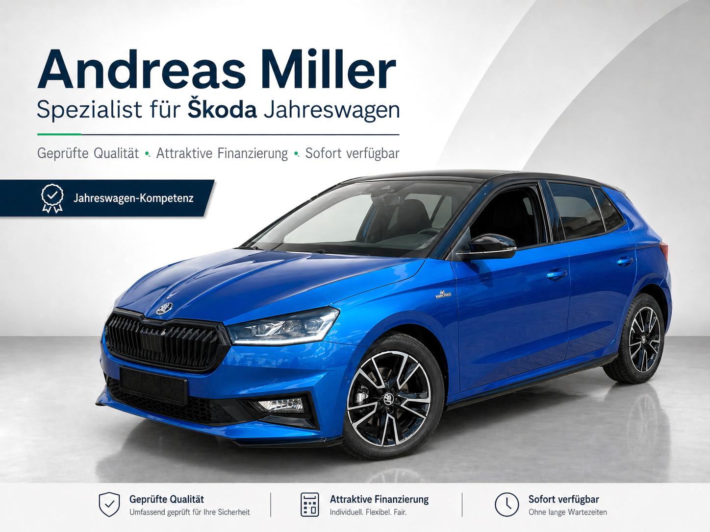 Skoda Fabia 1.0l TSI 85kW Monte Carlo LED Wireless App