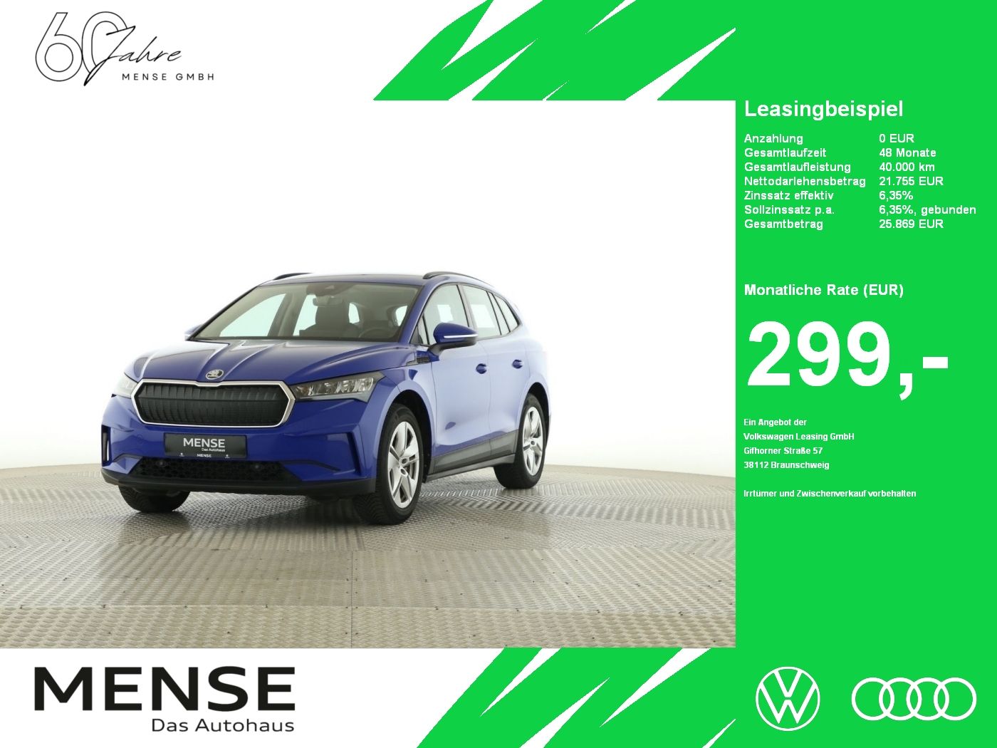 Skoda Enyaq 50 Loft LED|VirtualCP|KlimaA|LaneAss|PDC