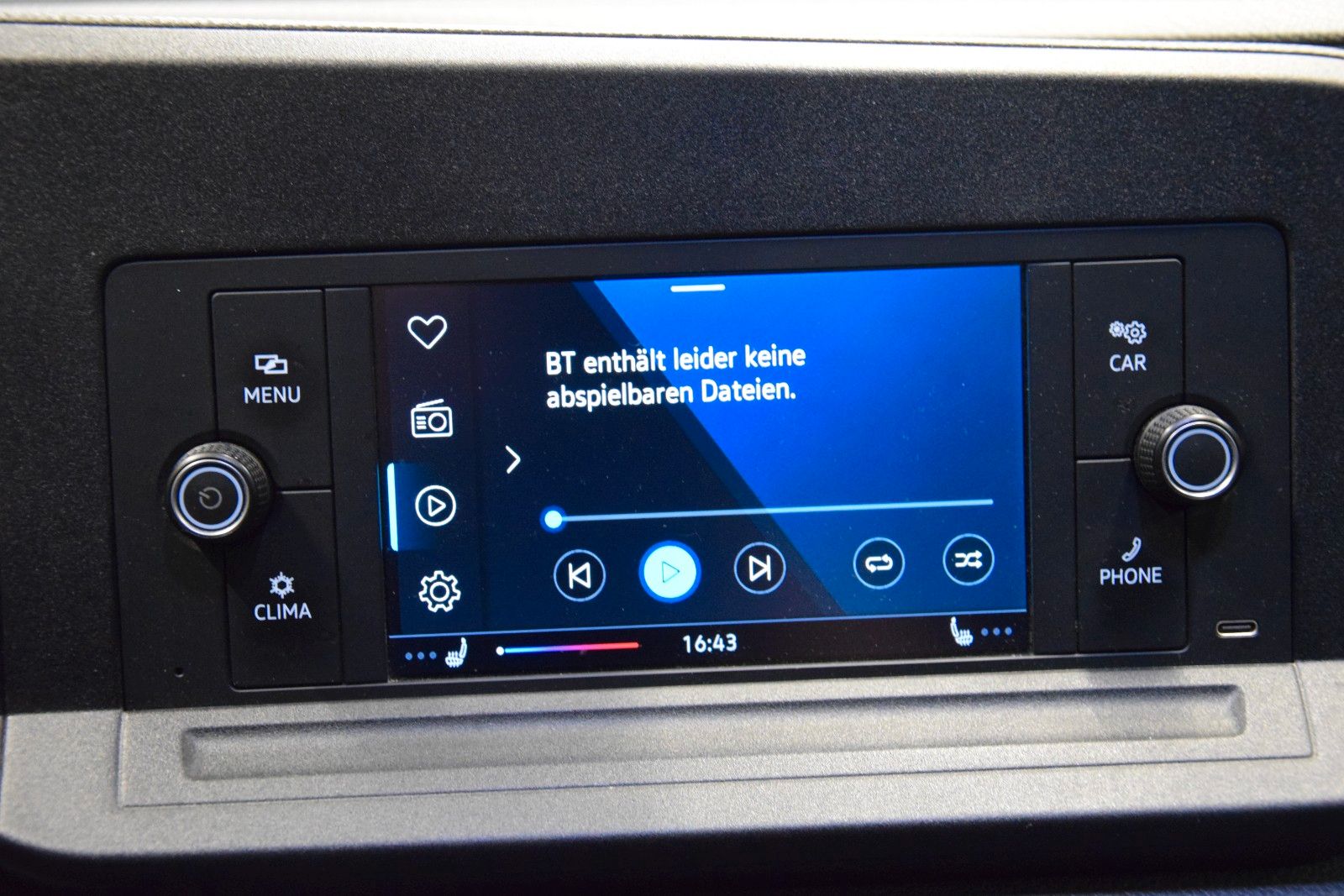 Fahrzeugabbildung Volkswagen Caddy Cargo Basis Kasten Klima PDC 1. Hand