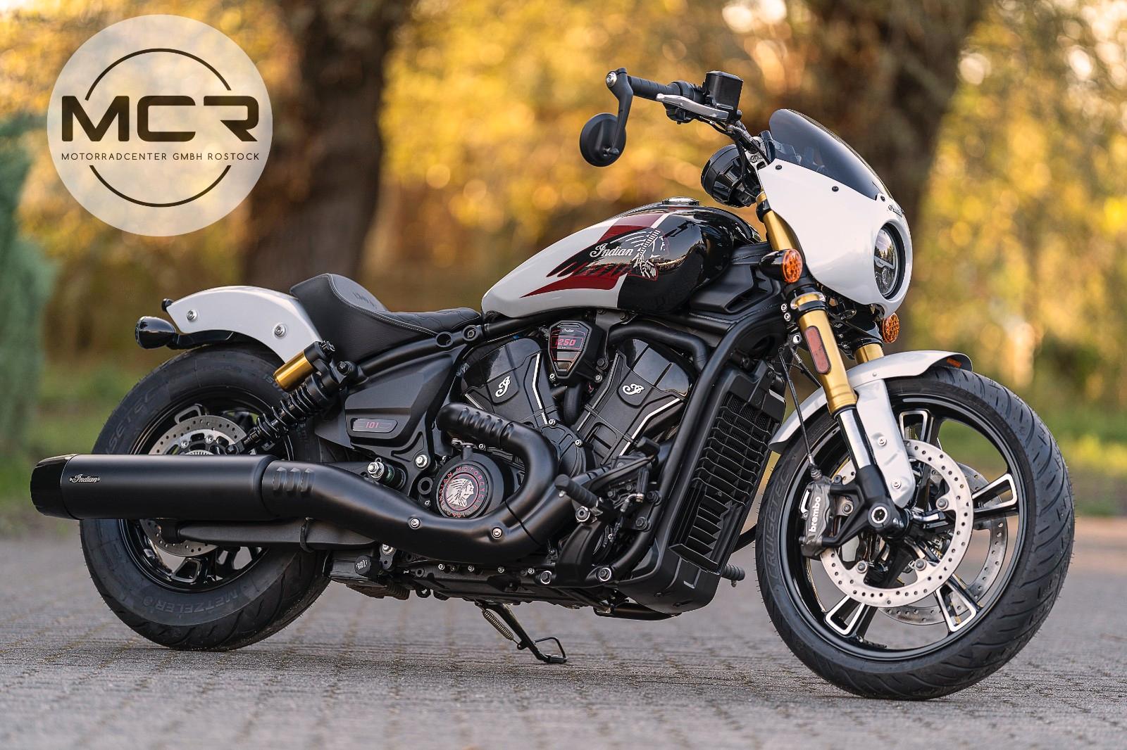 Indian 101 Scout Ghost White