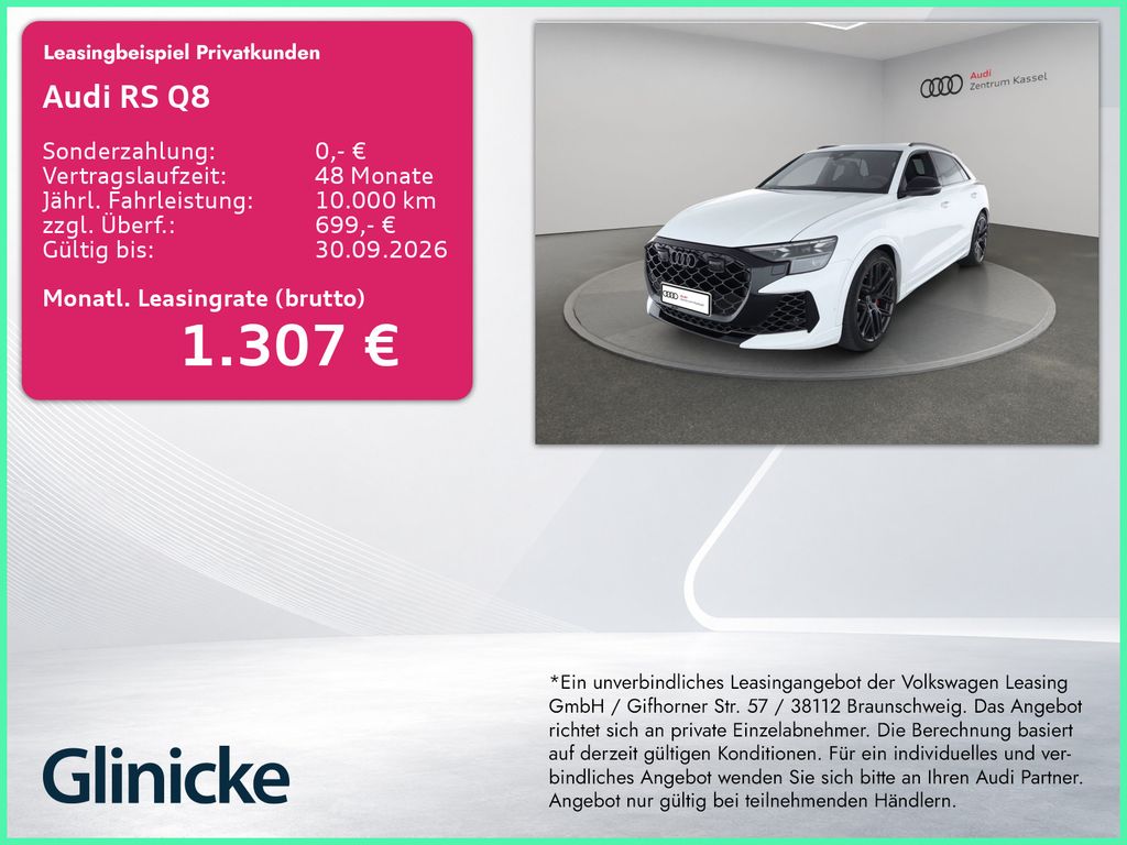 Audi RS Q8 4.0 TFSI qu. Laser B&O Pano HuD AHK 360°