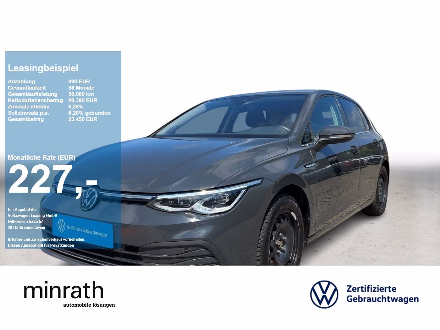 Volkswagen Golf VIII Style 2.0 TSI DSG AHK+ACC+NAVI+HaKa+SH
