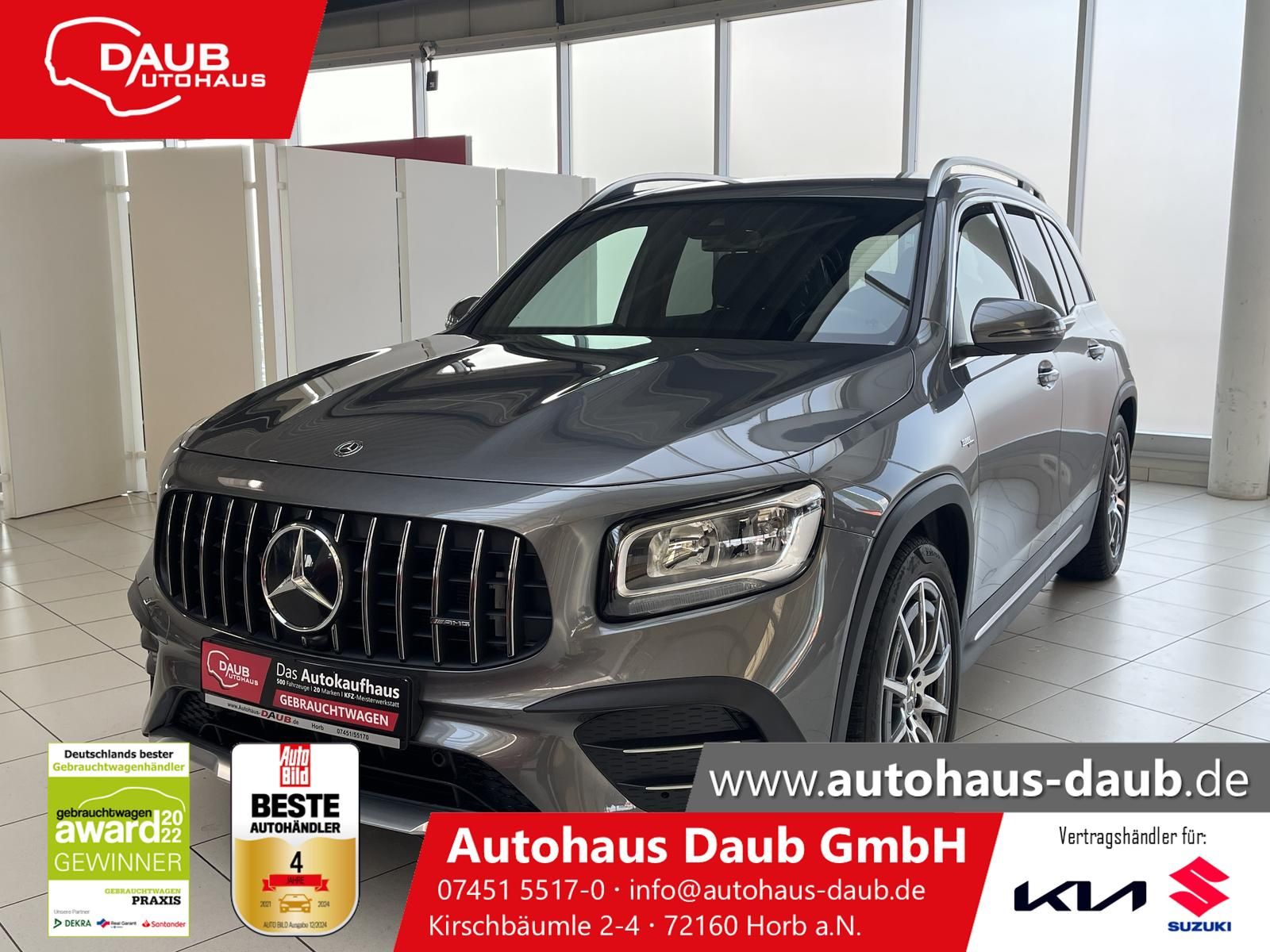 MERCEDES-BENZ GLB 35 AMG 2.0 4Matic+Automatik+Kamera+Leder+AHK