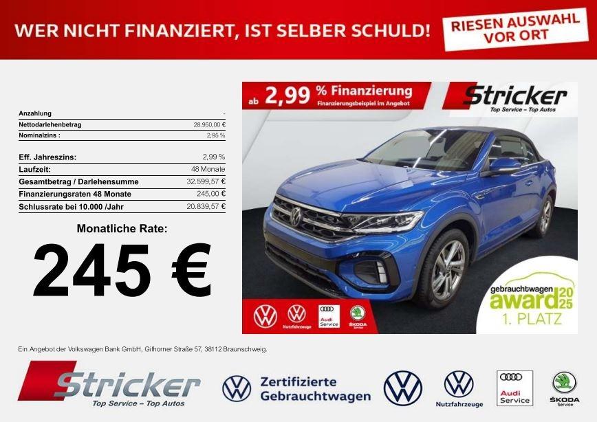 Volkswagen T-Roc Cabriolet R-Line 1.5TSI DSG 245,-ohne Anza