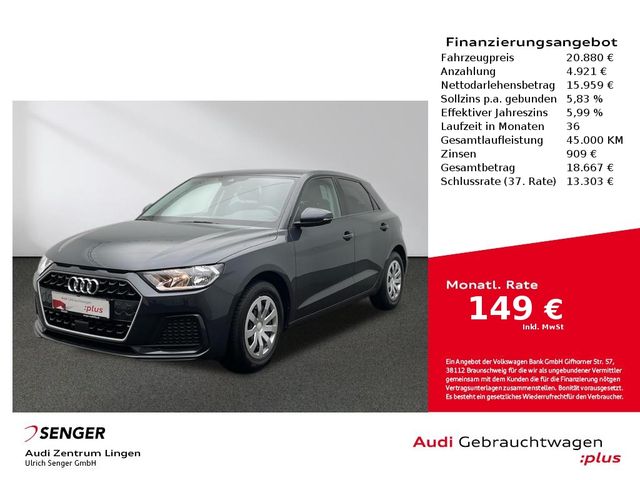 Audi A1 Sportback Advanced 25 TFSI Sitzheizung Klima