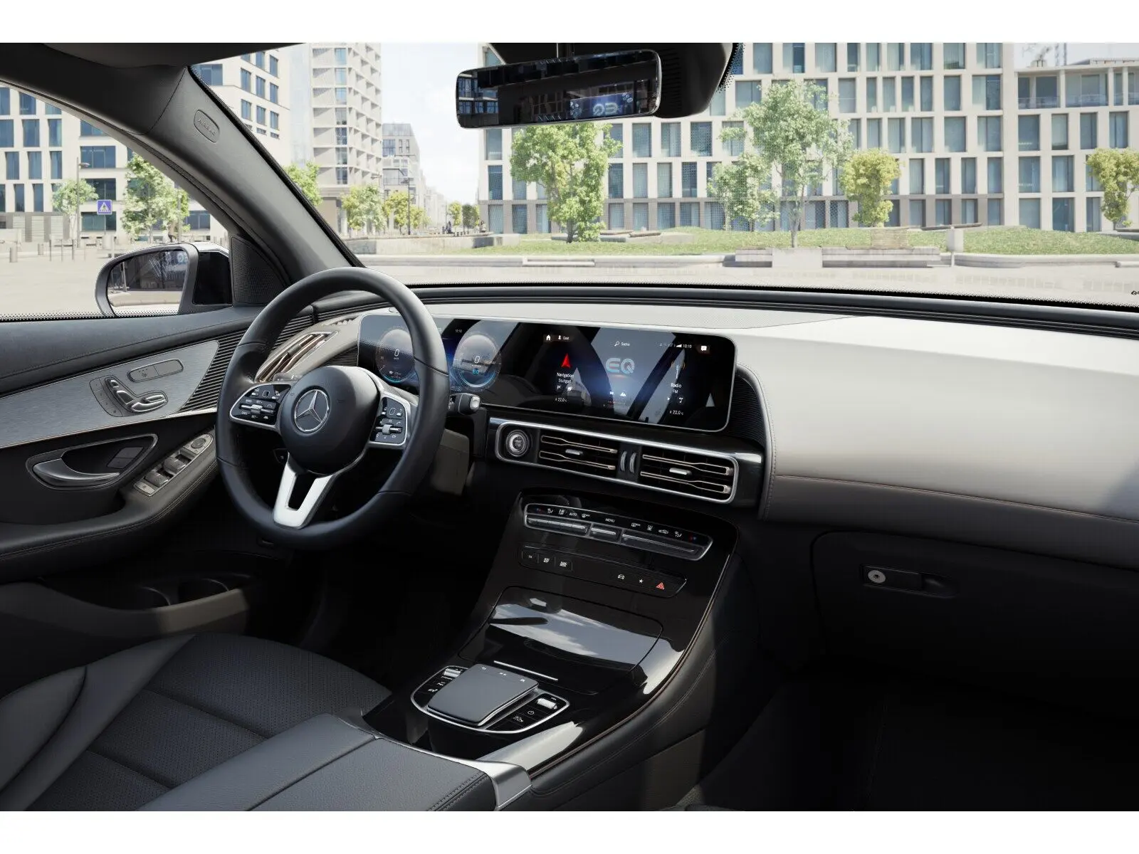 Mercedes-Benz EQC 400 4M MULTIBEAM 20''AMG MEMO KAM SPUR STAND