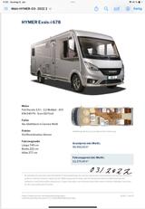 HYMER / ERIBA / HYMERCAR Exsis I 678 - HYMER / ERIBA 67