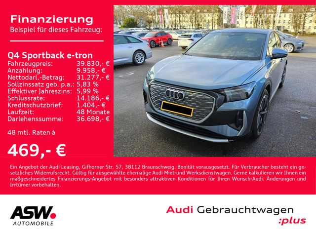 Audi Q4 Sportback Sline 50 e-tron quattro Navi Matrix