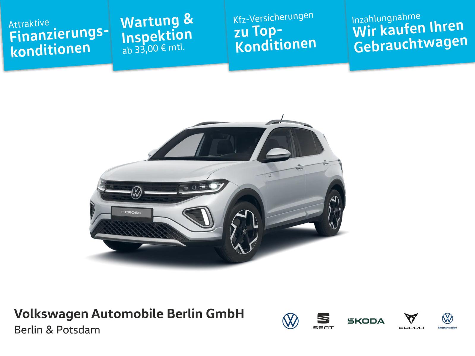 Volkswagen T-Cross1.0TSI DSG R-Line NAVI AHK MATRIX-LED KA