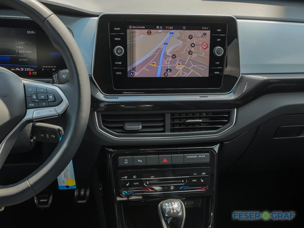 Volkswagen T-Cross 1.0 TSI Goal ACC Alu 17" LED Navi Sitzh., миниатюра 9