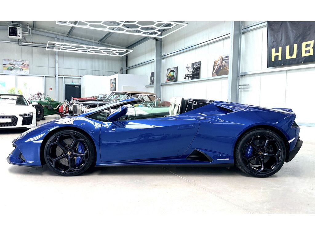 Lamborghini Huracan EVO Spyder AWD Blu Sideris Lift Kamera foto 3