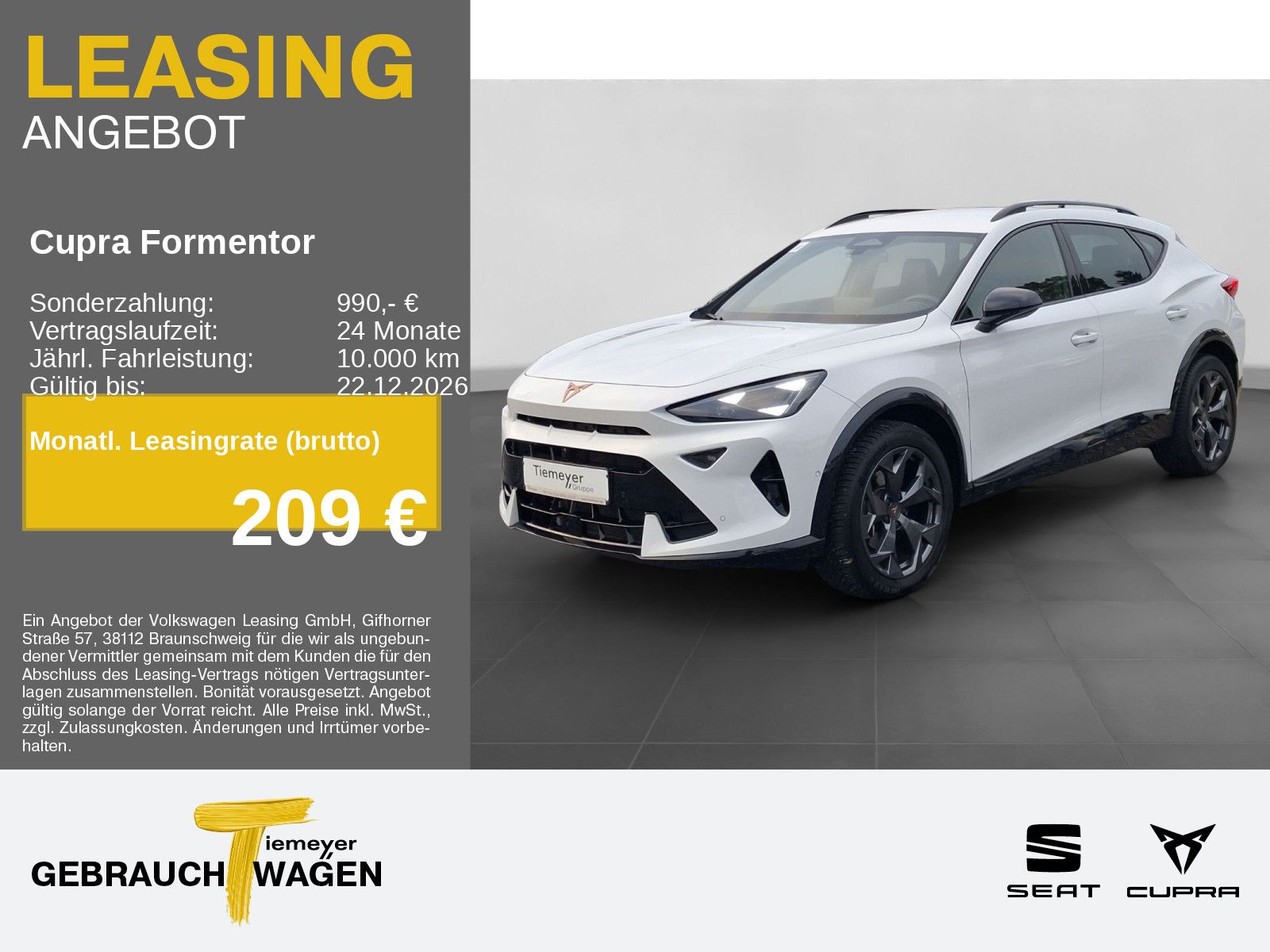 Cupra Formentor 1.5 eTSI MATRIX SUPERSPORT 360° NAVI