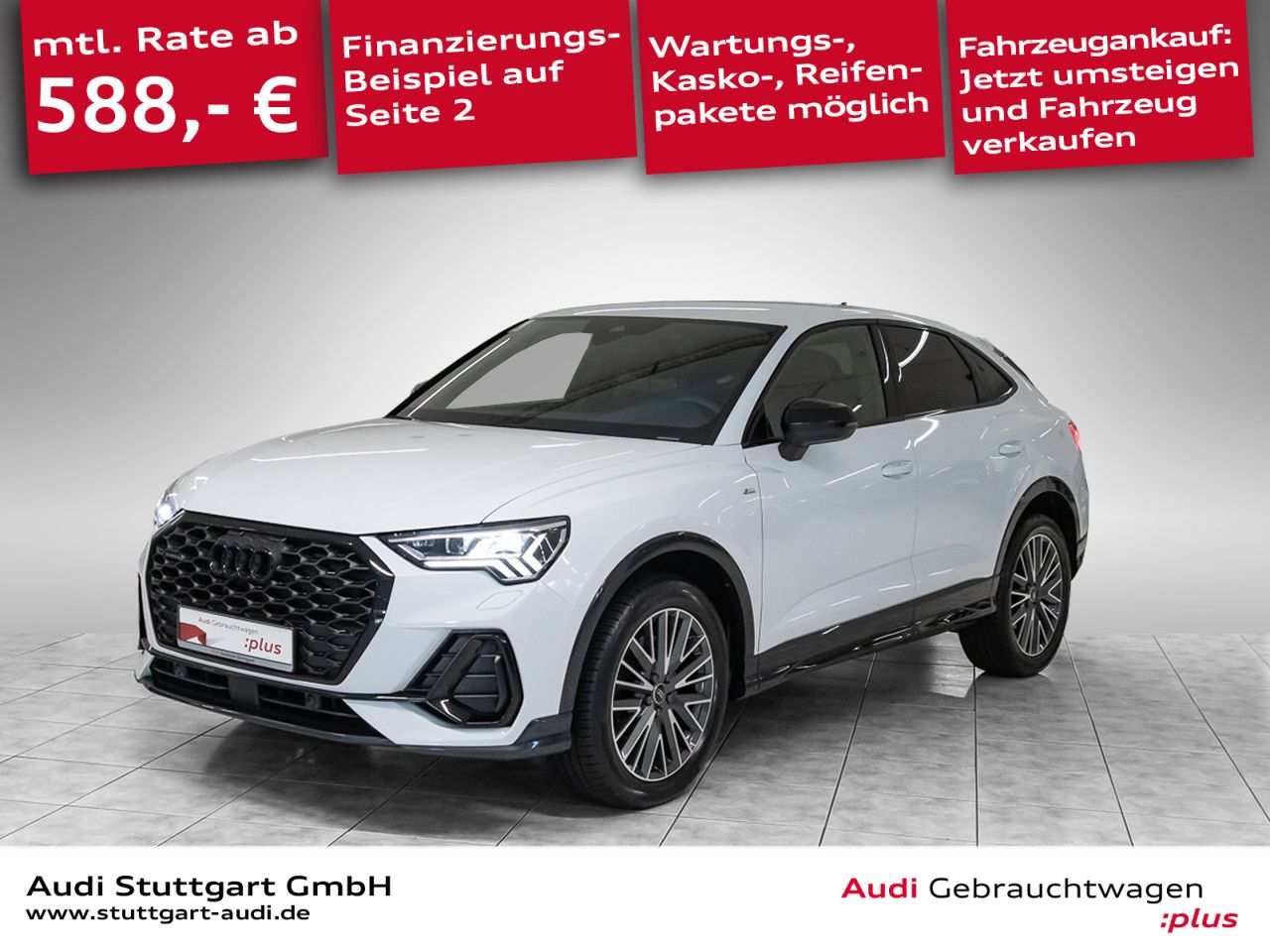 Audi Q3 Sportback 40 TDI qu S line AHK Matrix SONOS foto 1