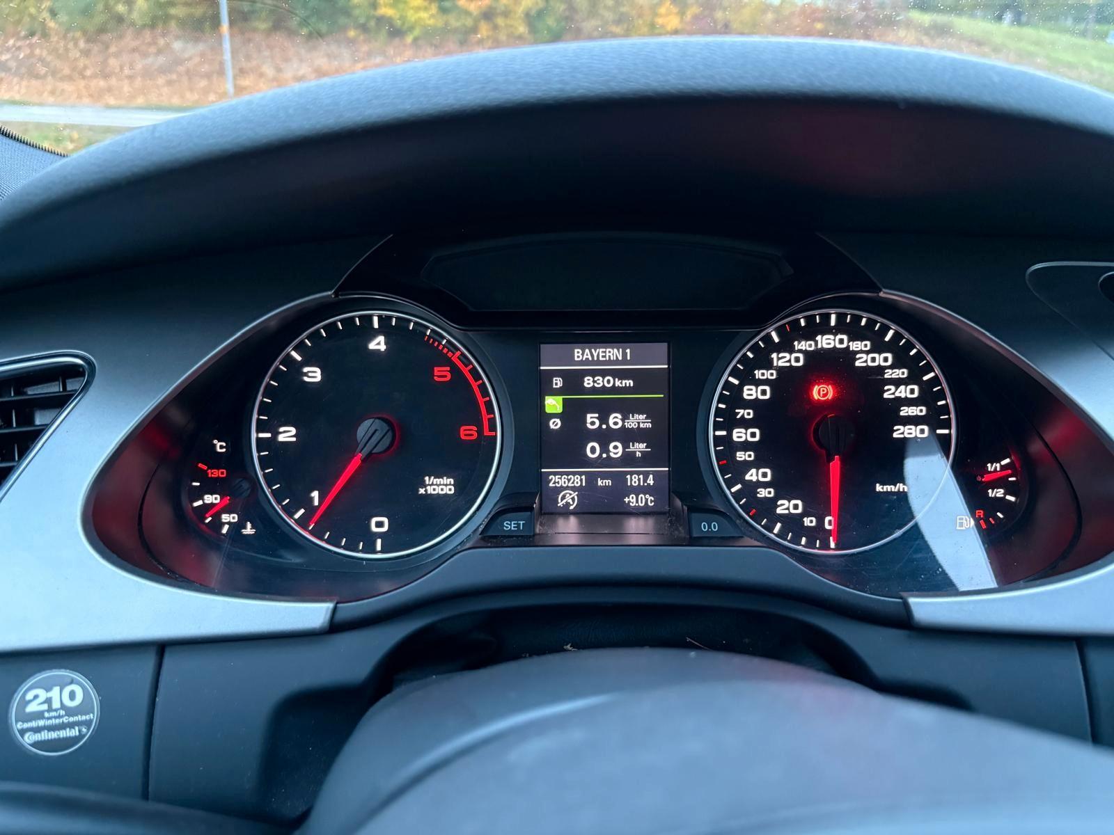 Audi A4 2011 — engine 1.968 cm³, 170 HP (125kW)