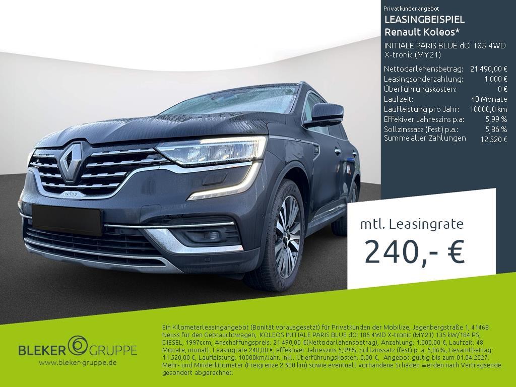 Renault Koleos INITIALE PARIS BLUE dCi 185 4WD X-tronic