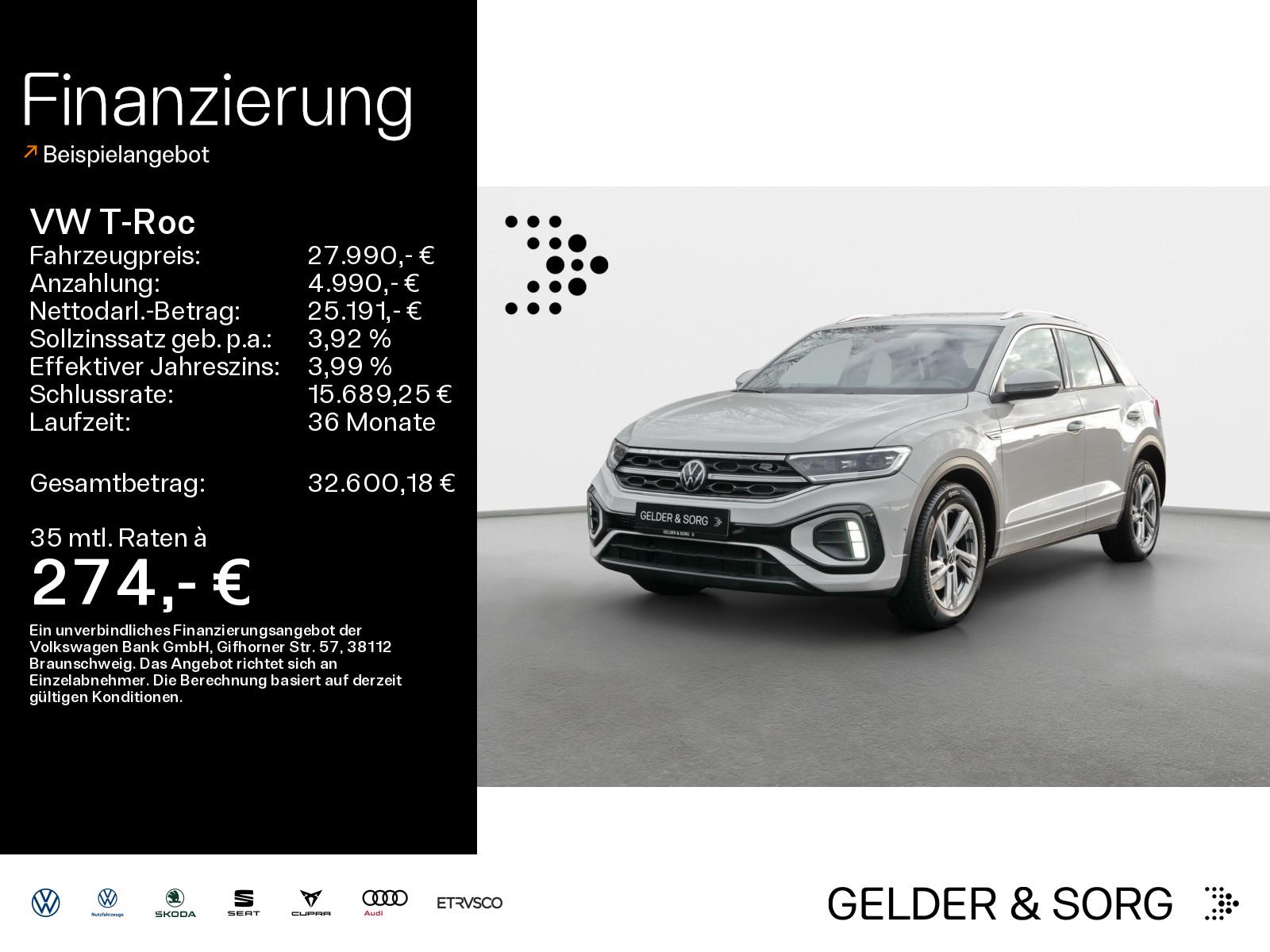 Volkswagen T-Roc R-Line 2.0 TDI 4x4*AHK*Matrix*RFK*Digital