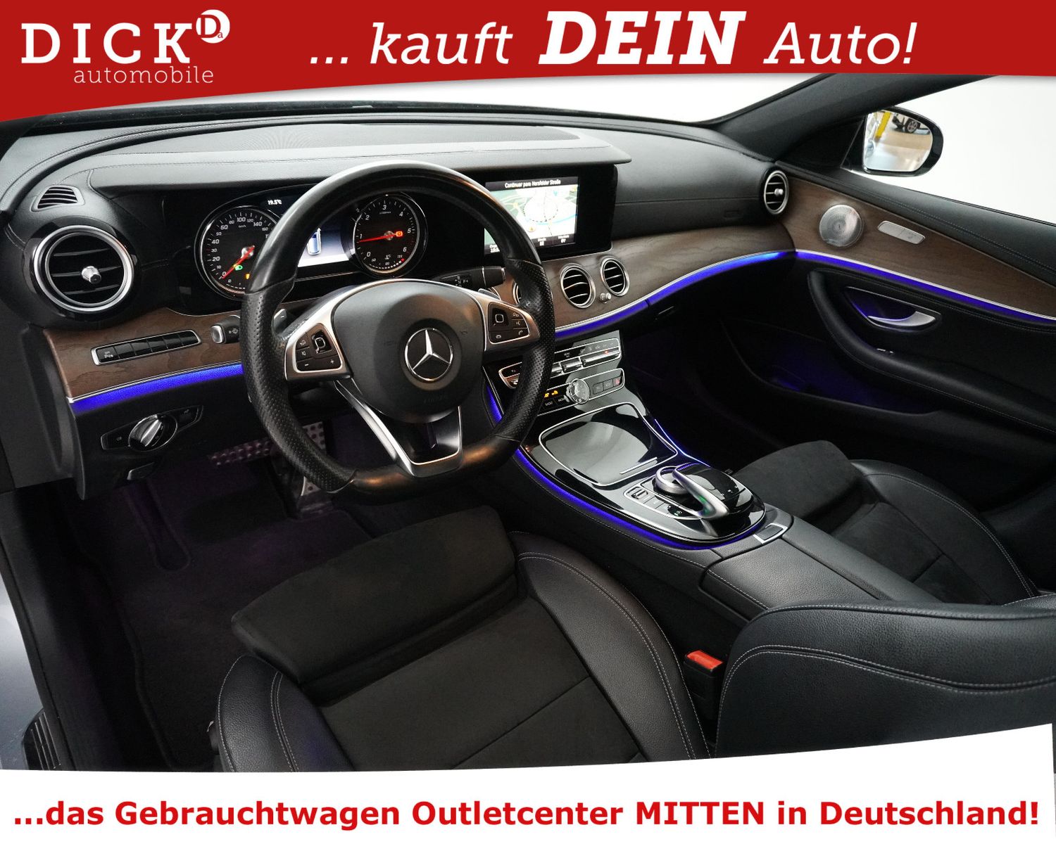 Fahrzeugabbildung Mercedes-Benz E220d 9G 2X AMG Line NIGHT+LUFT+BURMES+KAM+STDHZ