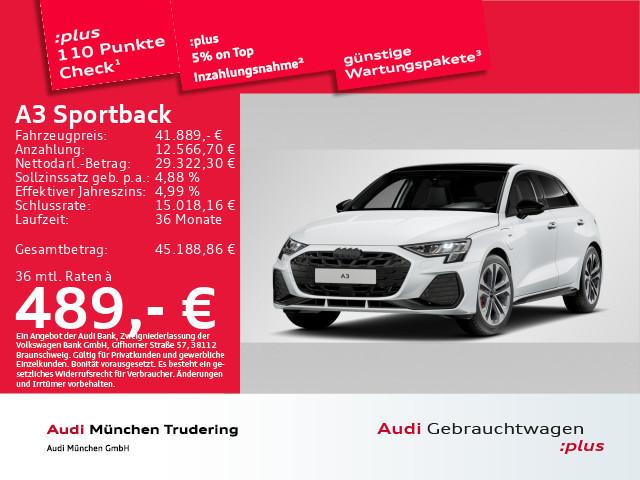 Audi A3 Sportback TFSI e S line 45 e 200(272) kW(PS)