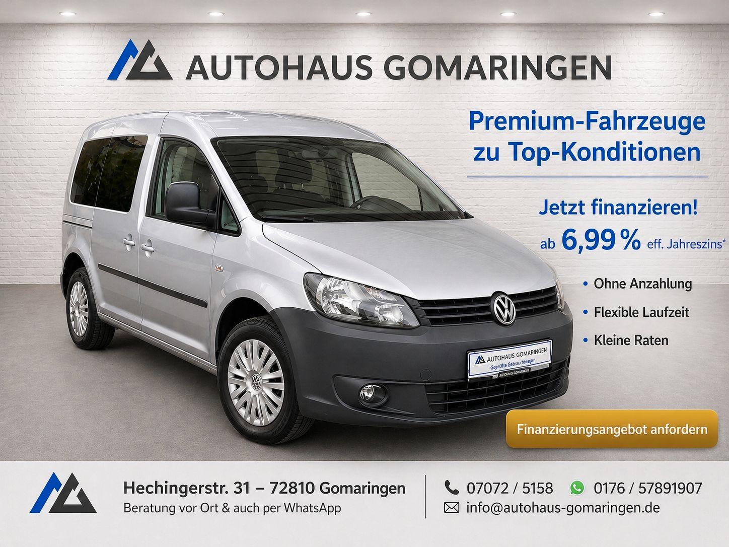Volkswagen Caddy Kombi Roncalli*AHK*NAVI*KAMERA*SHZ*8-fach