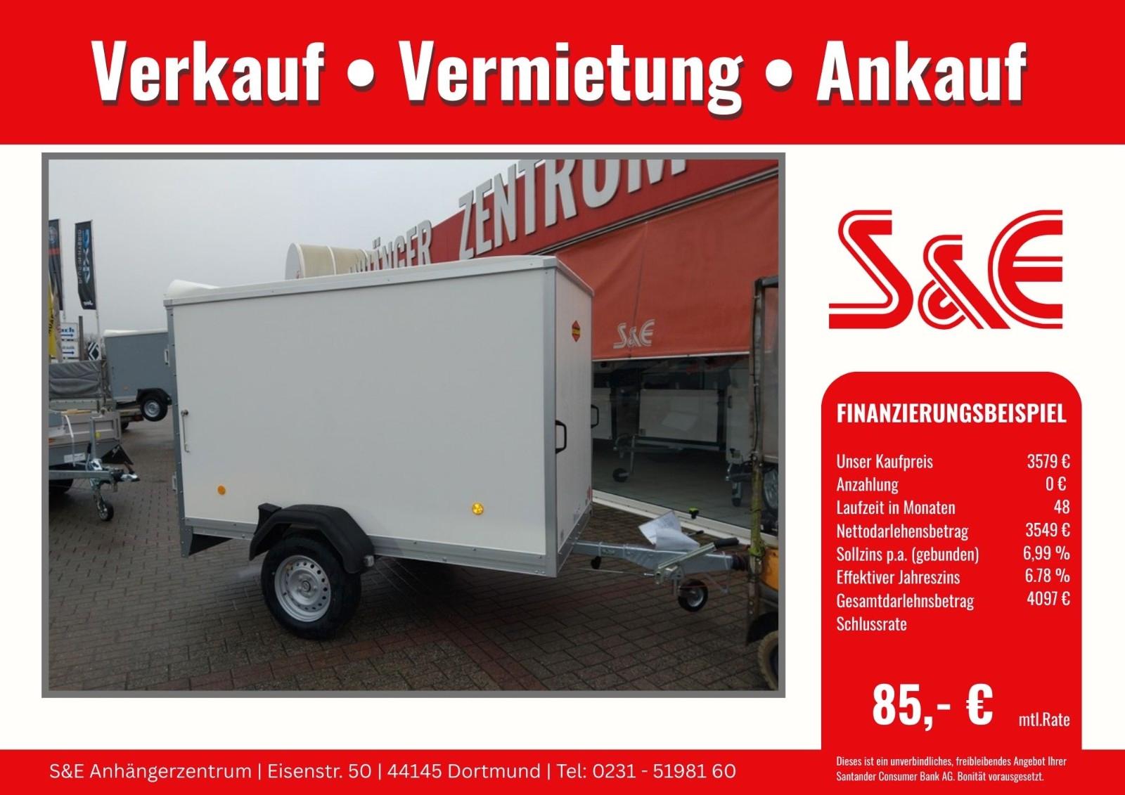Böckmann PKW 1350kg Kofferanhänger KT 2513/135