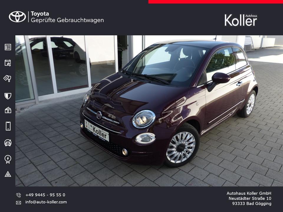 Fiat 500 1.2 8V Lounge Klima PANO CarPlay PDC Alu