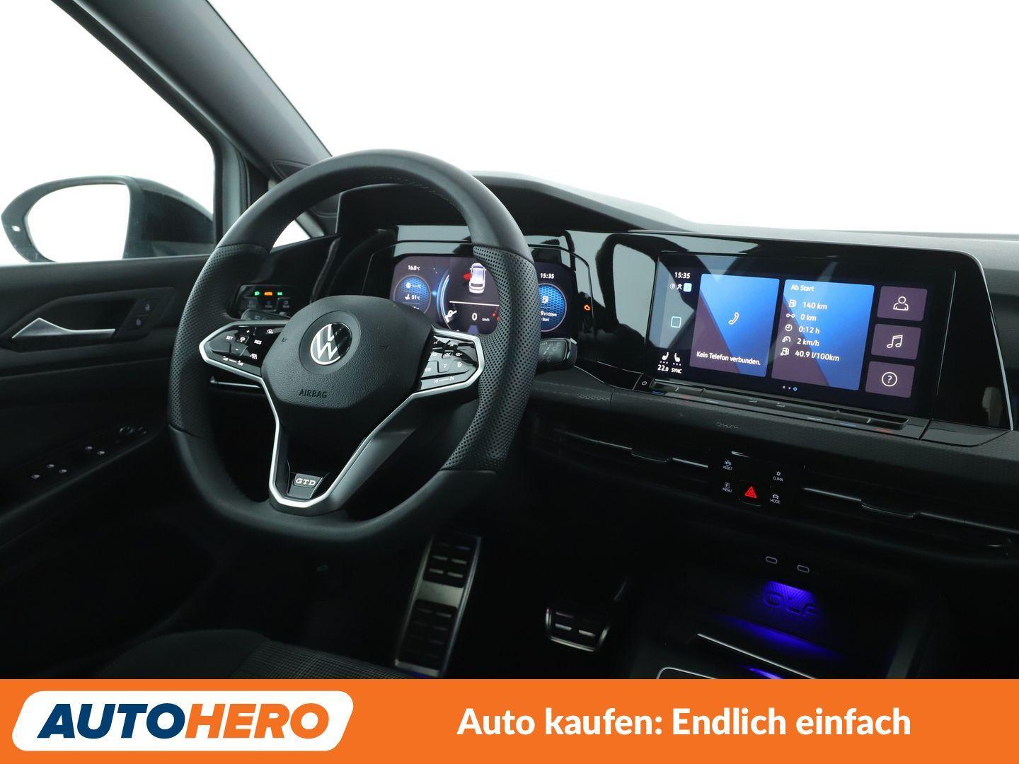 Volkswagen Golf VIII 2.0 TDI GTD Aut.*NAV*LED*ACC*CAM*PDC*, миниатюра 12