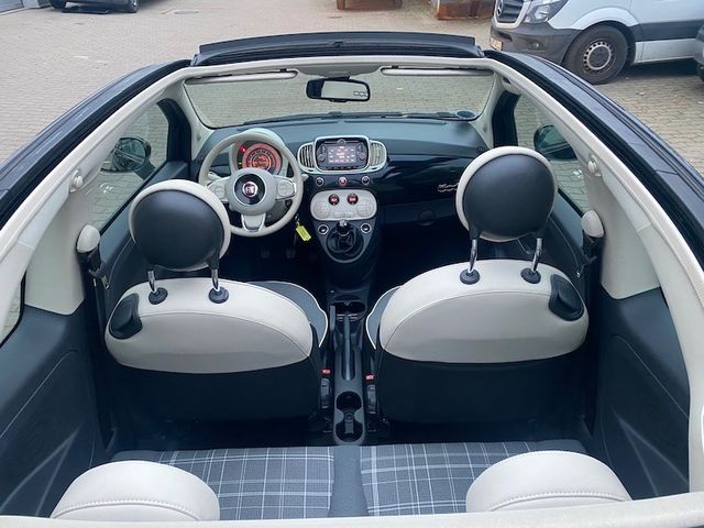 Fiat 500C Lounge Cabrio, Klima+PDC+Stoff/Leder+LM