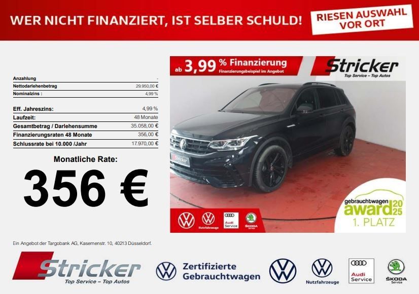 Volkswagen Tiguan R-Line Black Style 2.0TDI DSG 356,-ohne A foto 2