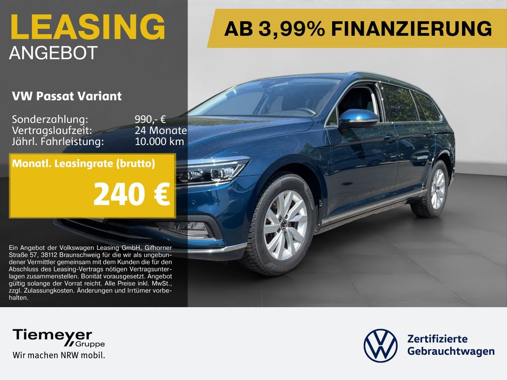 Volkswagen Passat Variant 1.5 TSI DSG ELEGANCE AHK ST.HEIZ
