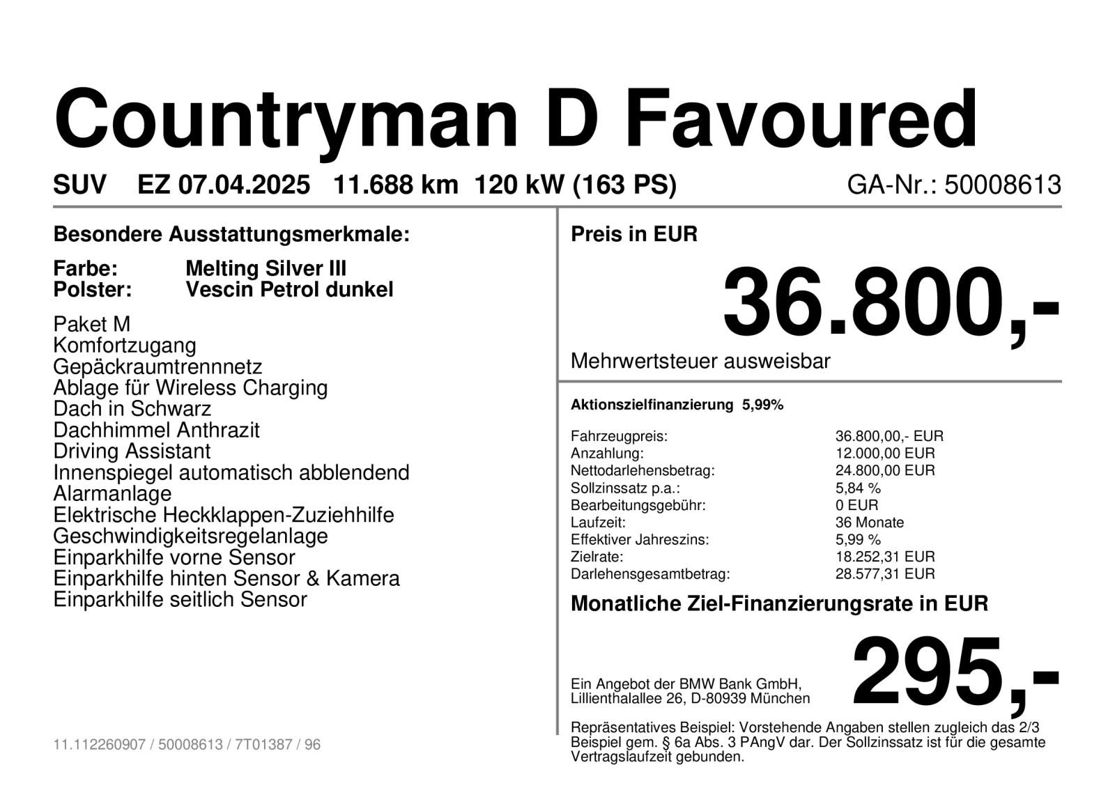 MINI Countryman D Favoured Trim Steptronic AHK imagem 2
