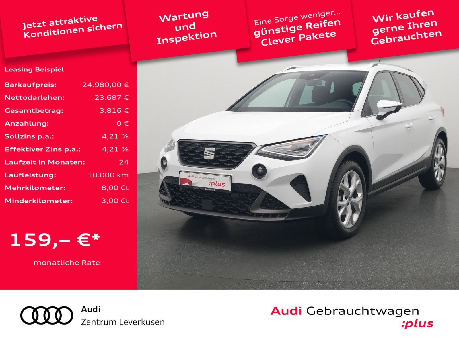 Seat Arona FR DSG VIRT LED NAVI KAM SHZ PDC